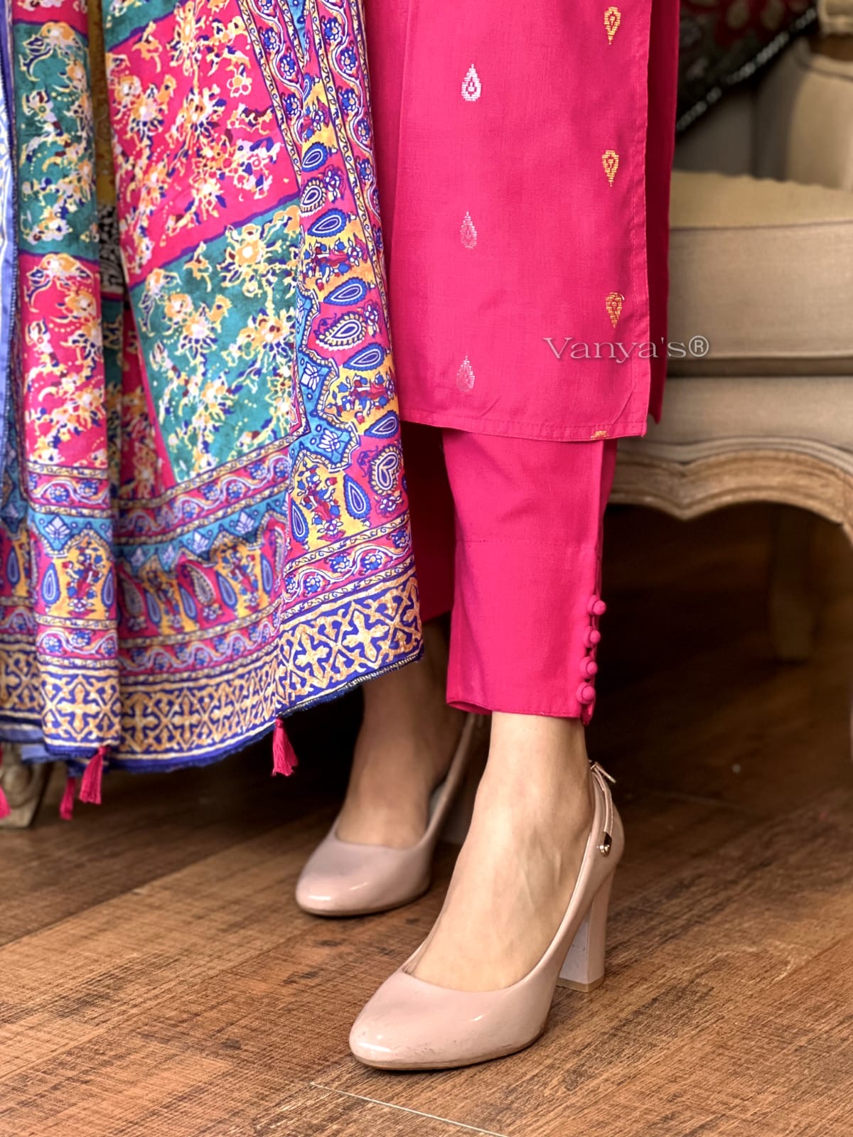 Royal pink Suit Set