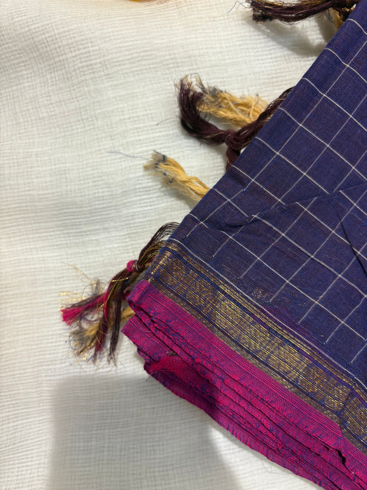 Sapphire Checks Saree