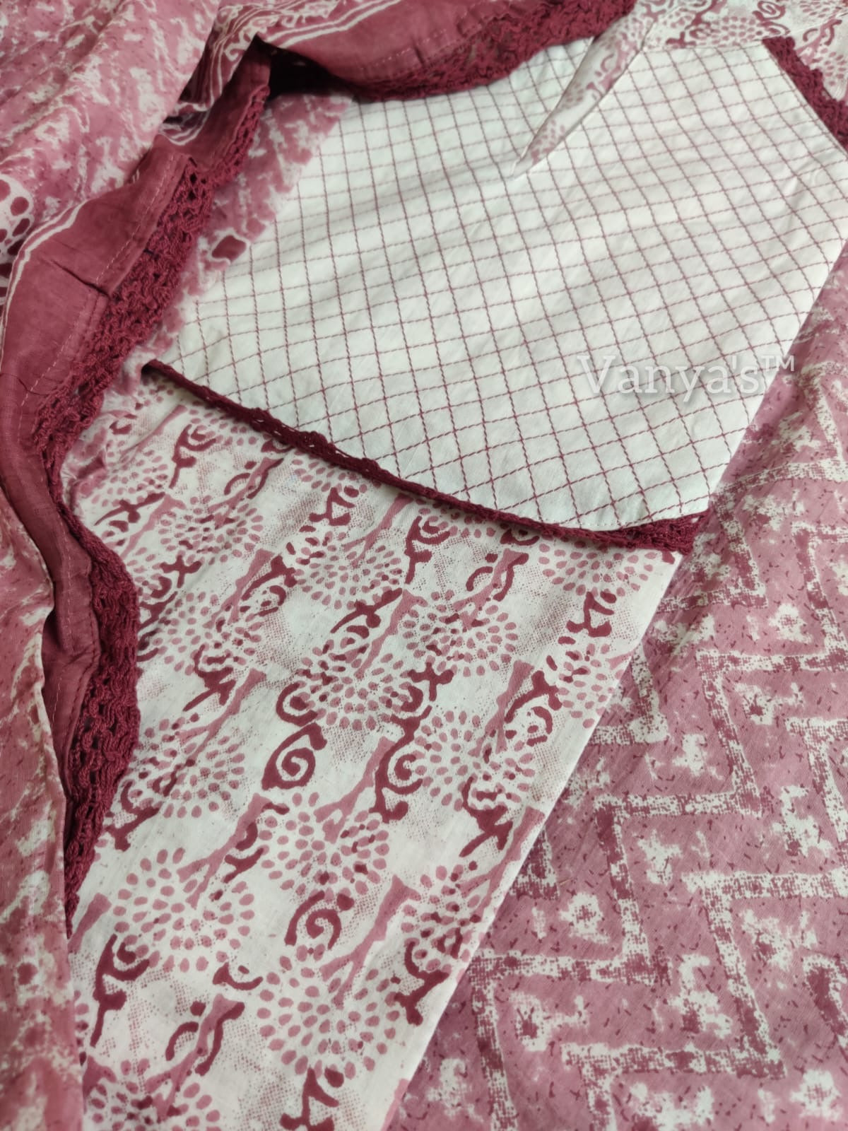 Maroon suit set