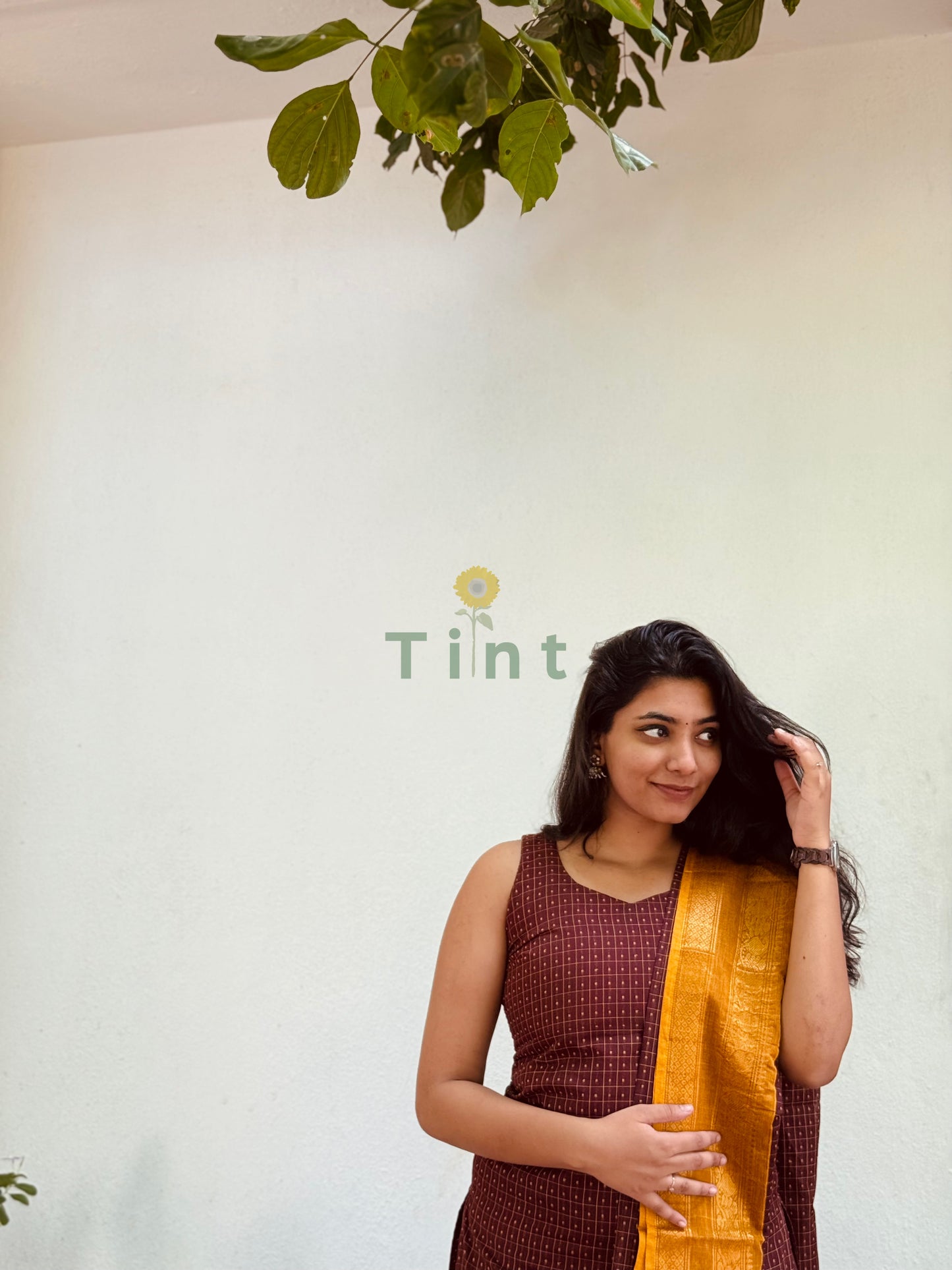 Brown Sugar Kanchi Cotton Kurta dupatta