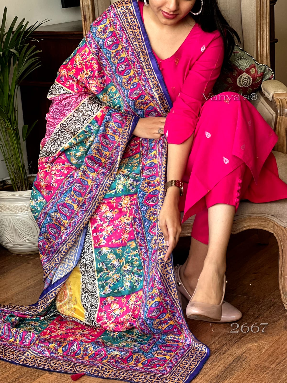 Royal pink Suit Set