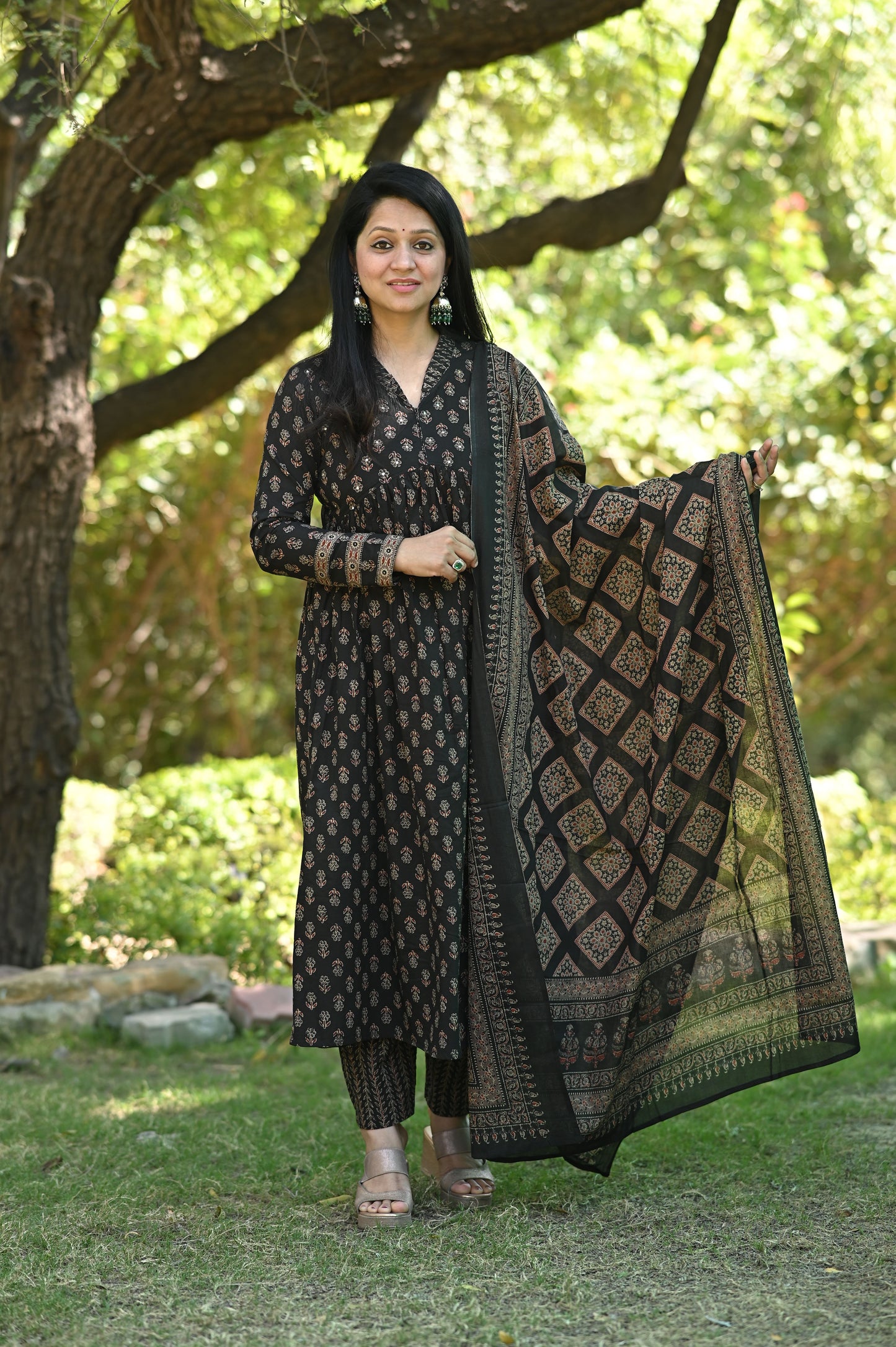 Royal black Suit Set