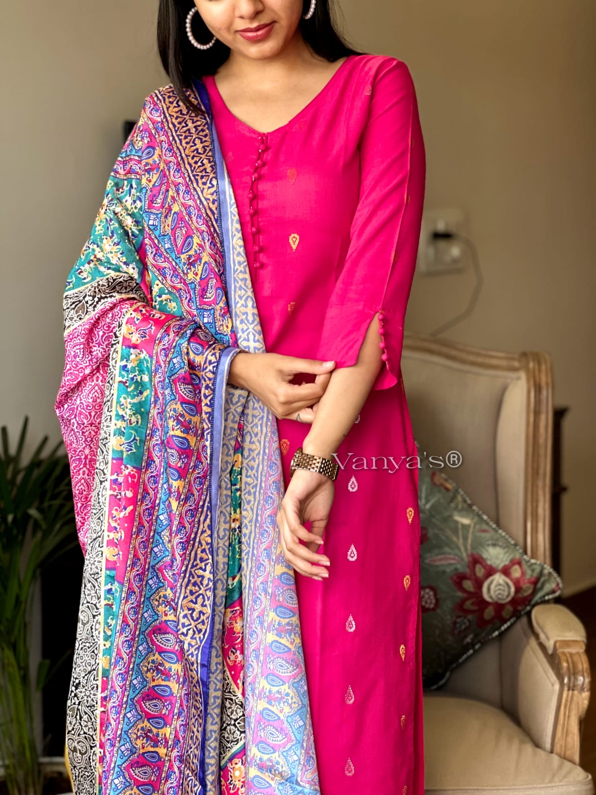Royal pink Suit Set