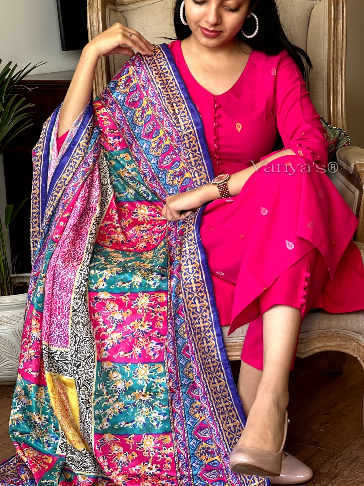 Royal pink Suit Set