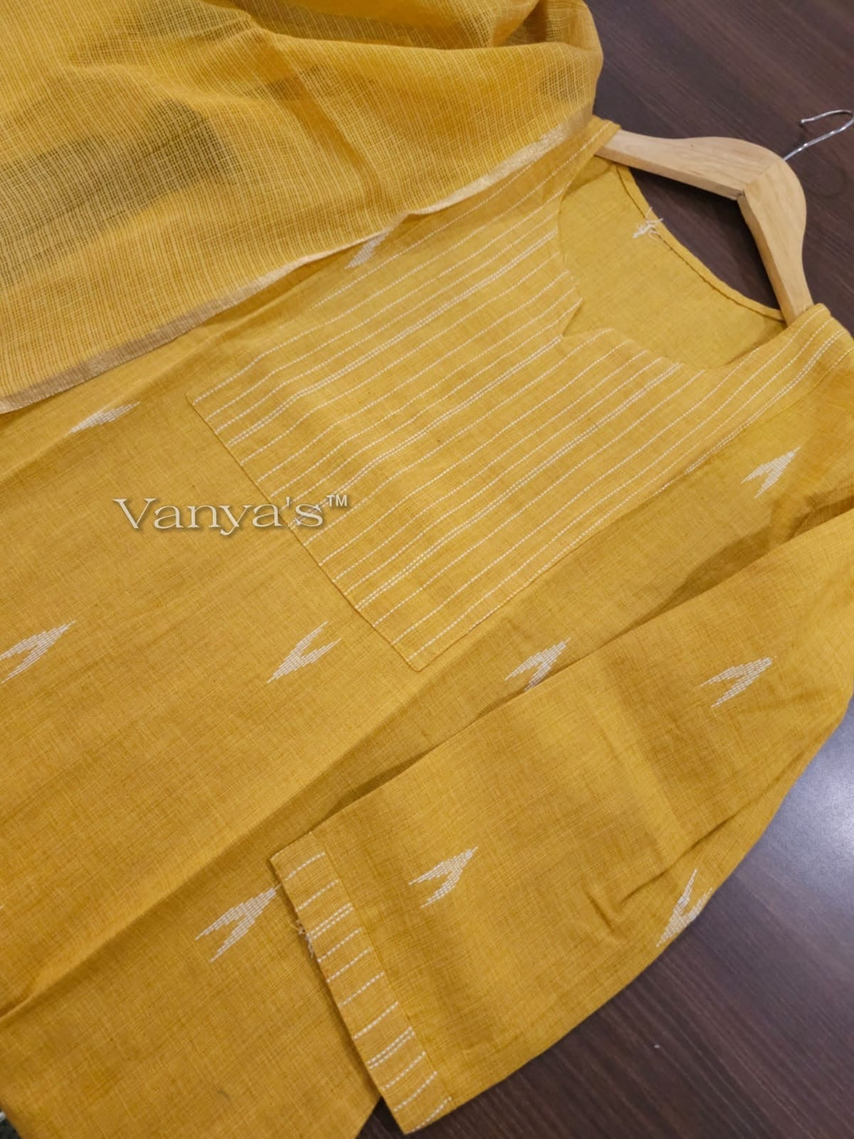 Mustard south cotton Suit Set