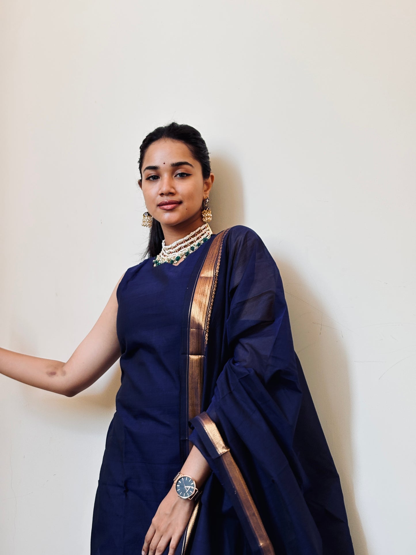 Neelam Kanchi cotton kurta dupatta