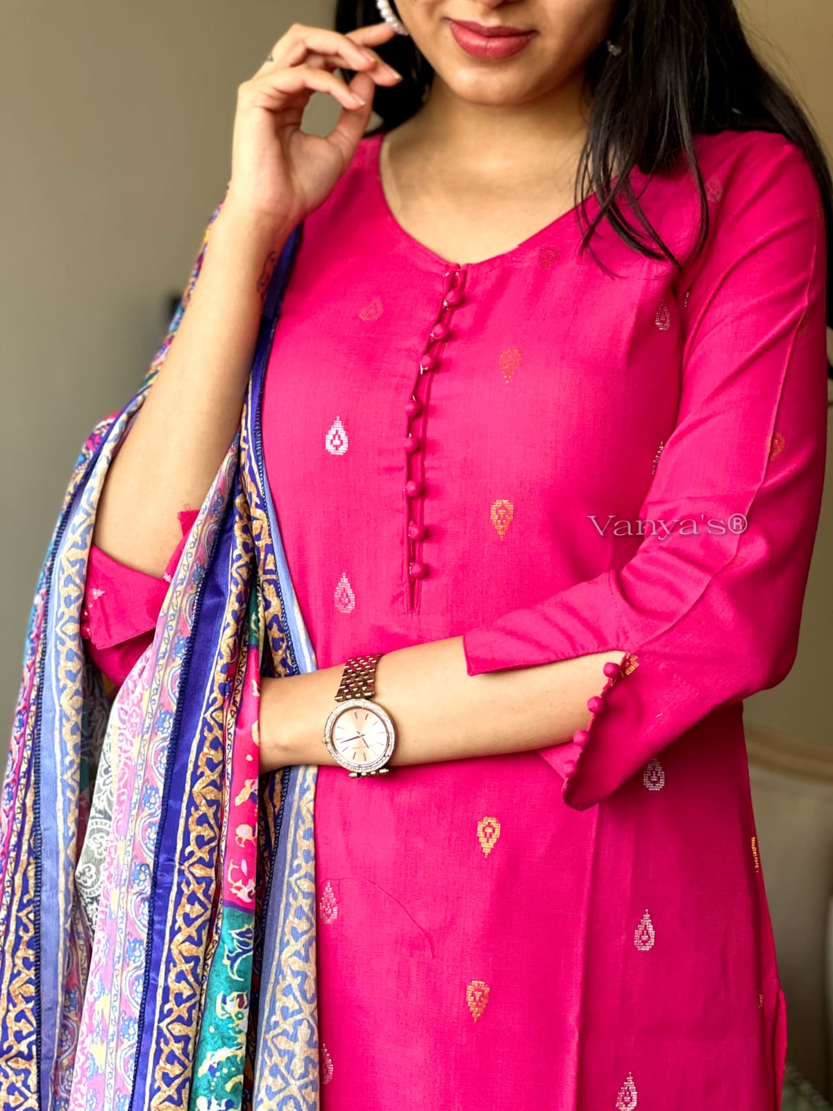 Royal pink Suit Set
