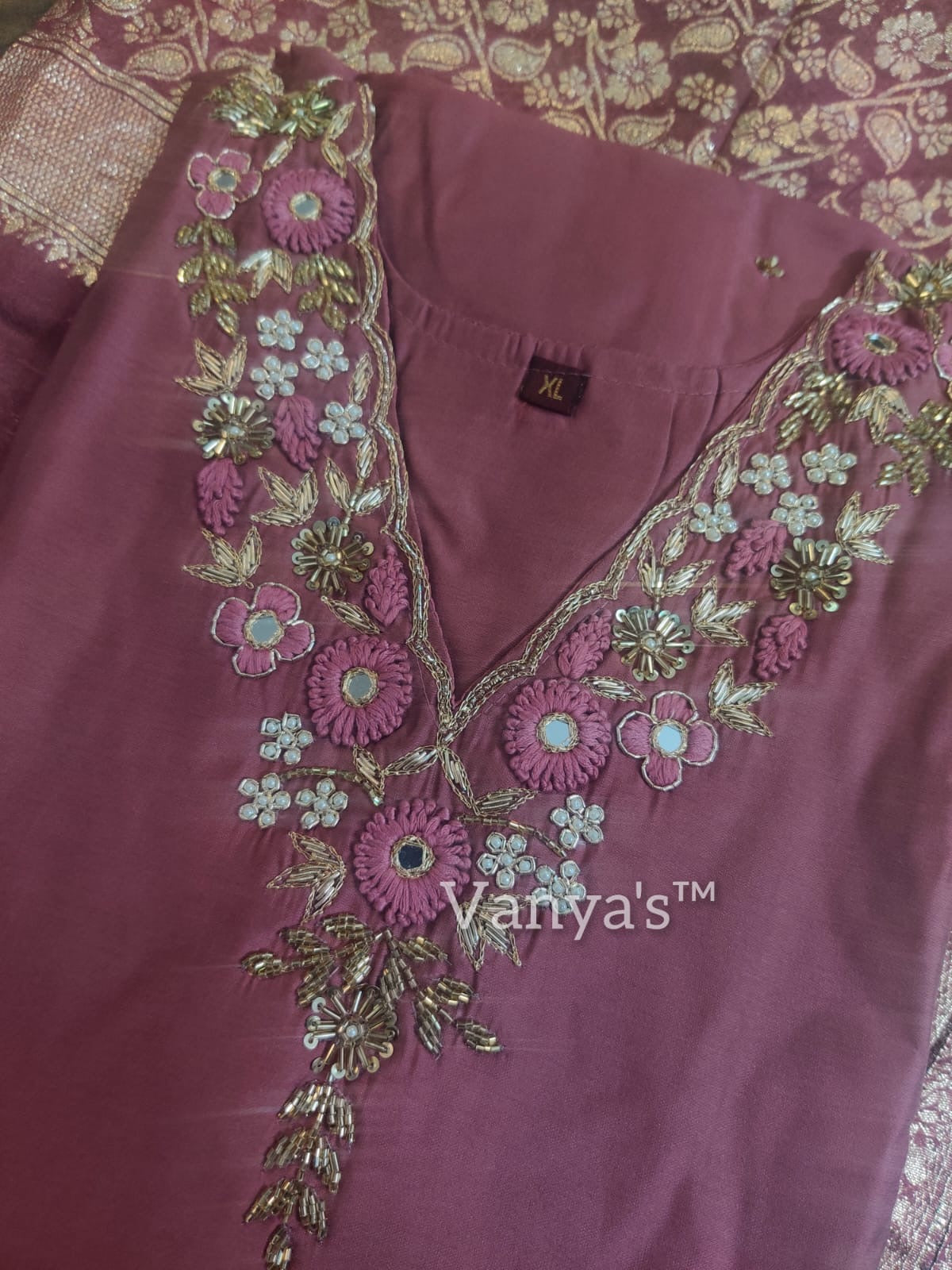 Mauve glow Suit Set