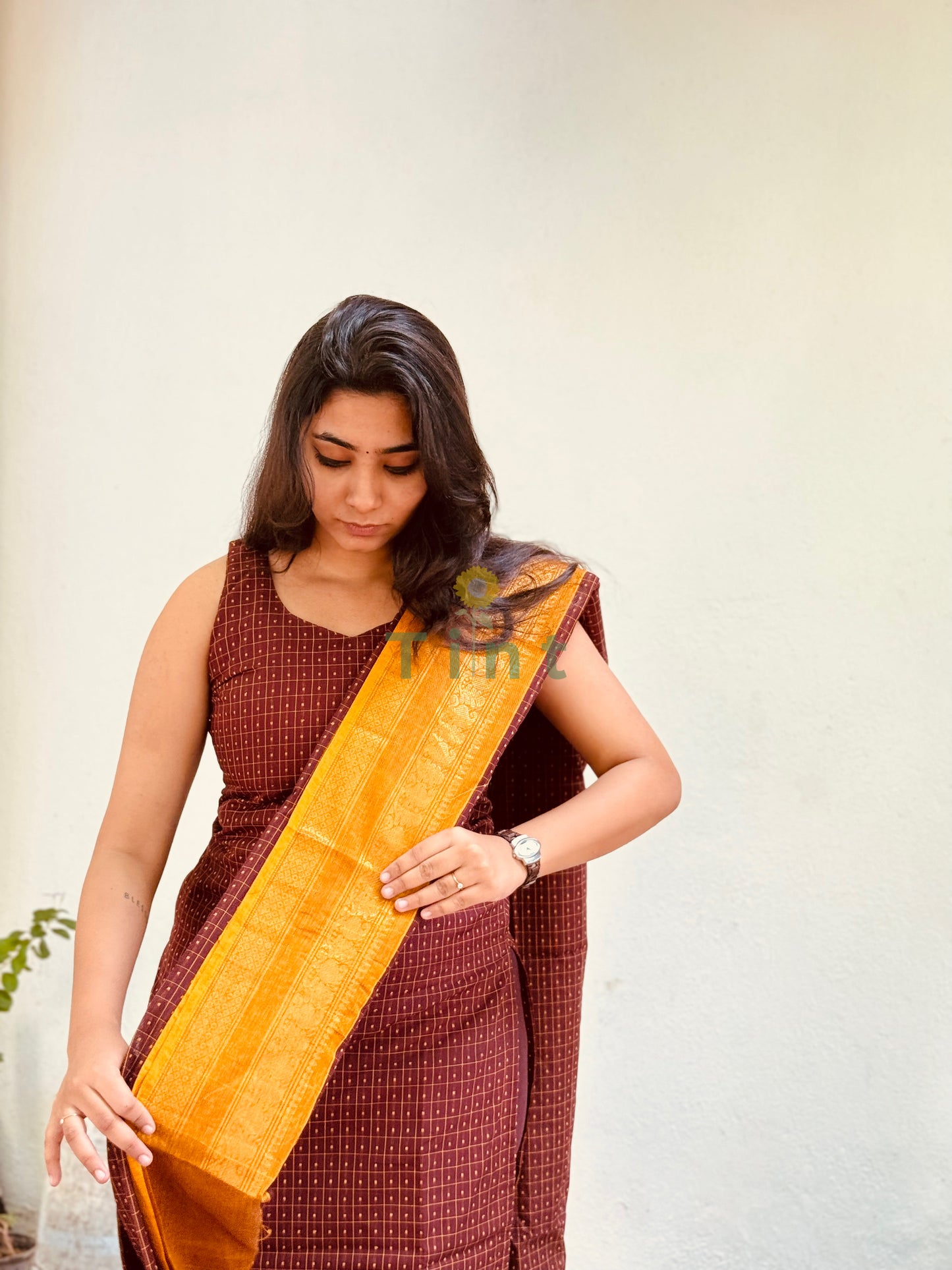 Brown Sugar Kanchi Cotton Kurta dupatta