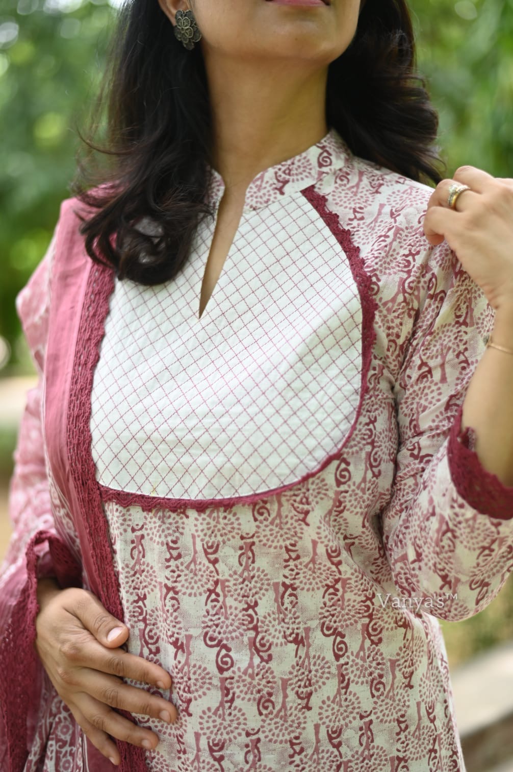 Maroon suit set