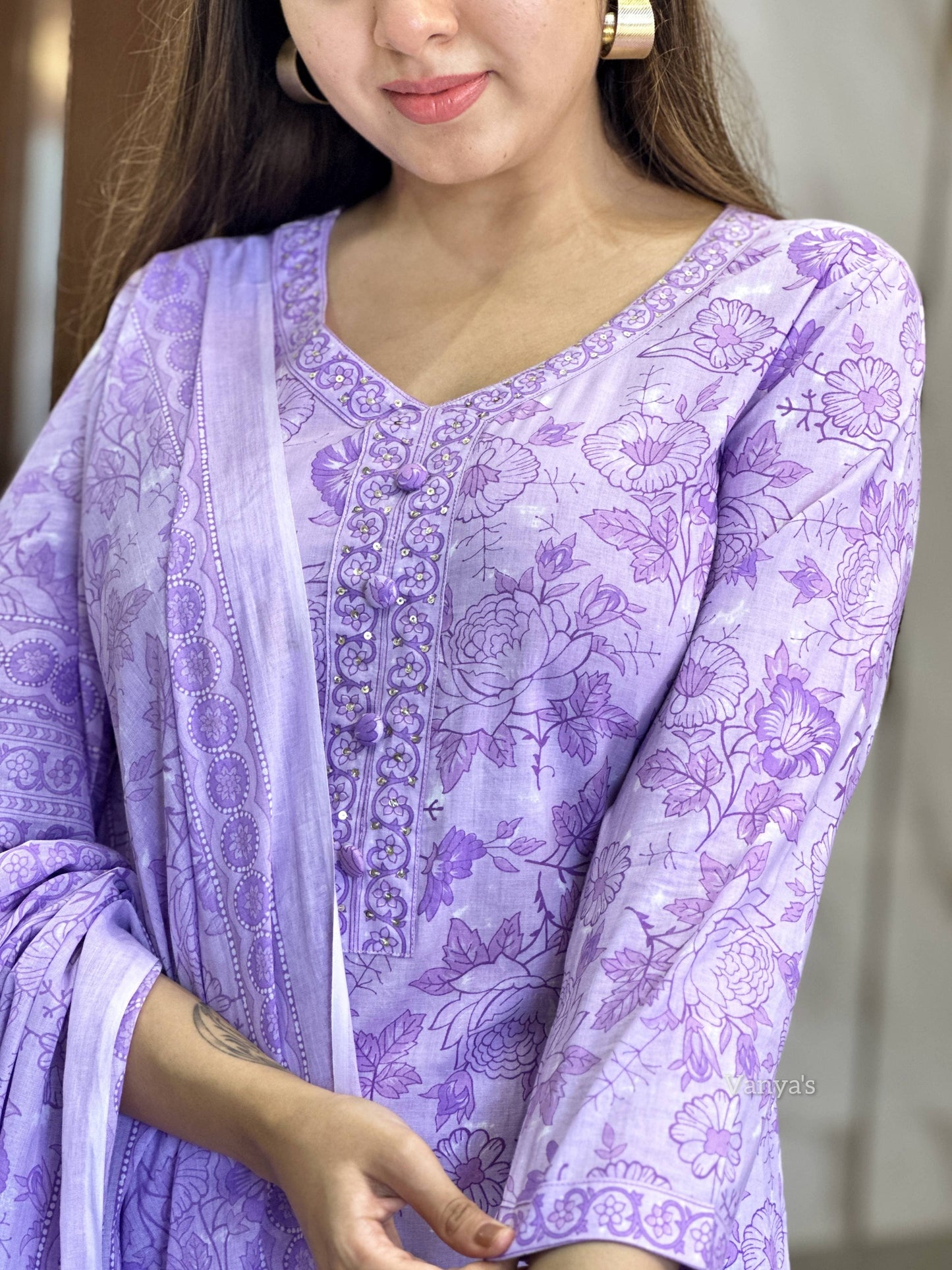 Lilac field Suit Set