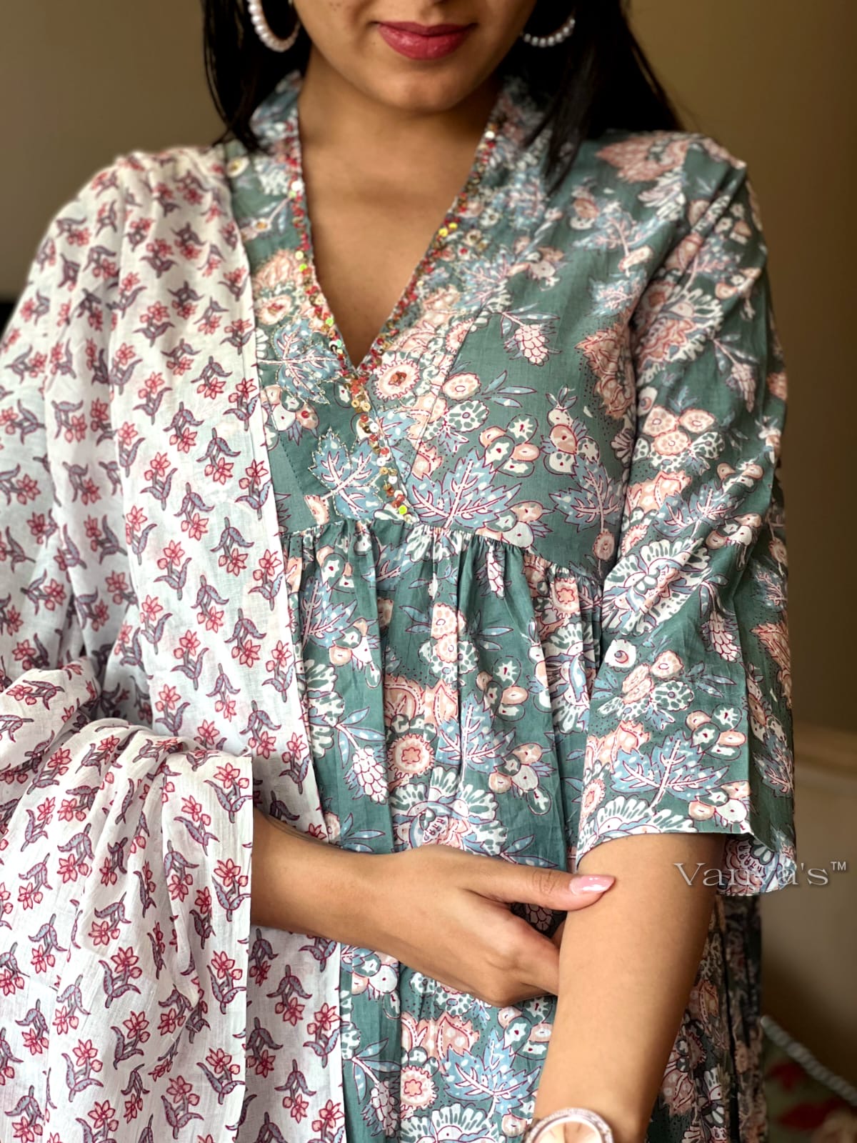 Pastel green Suit Set