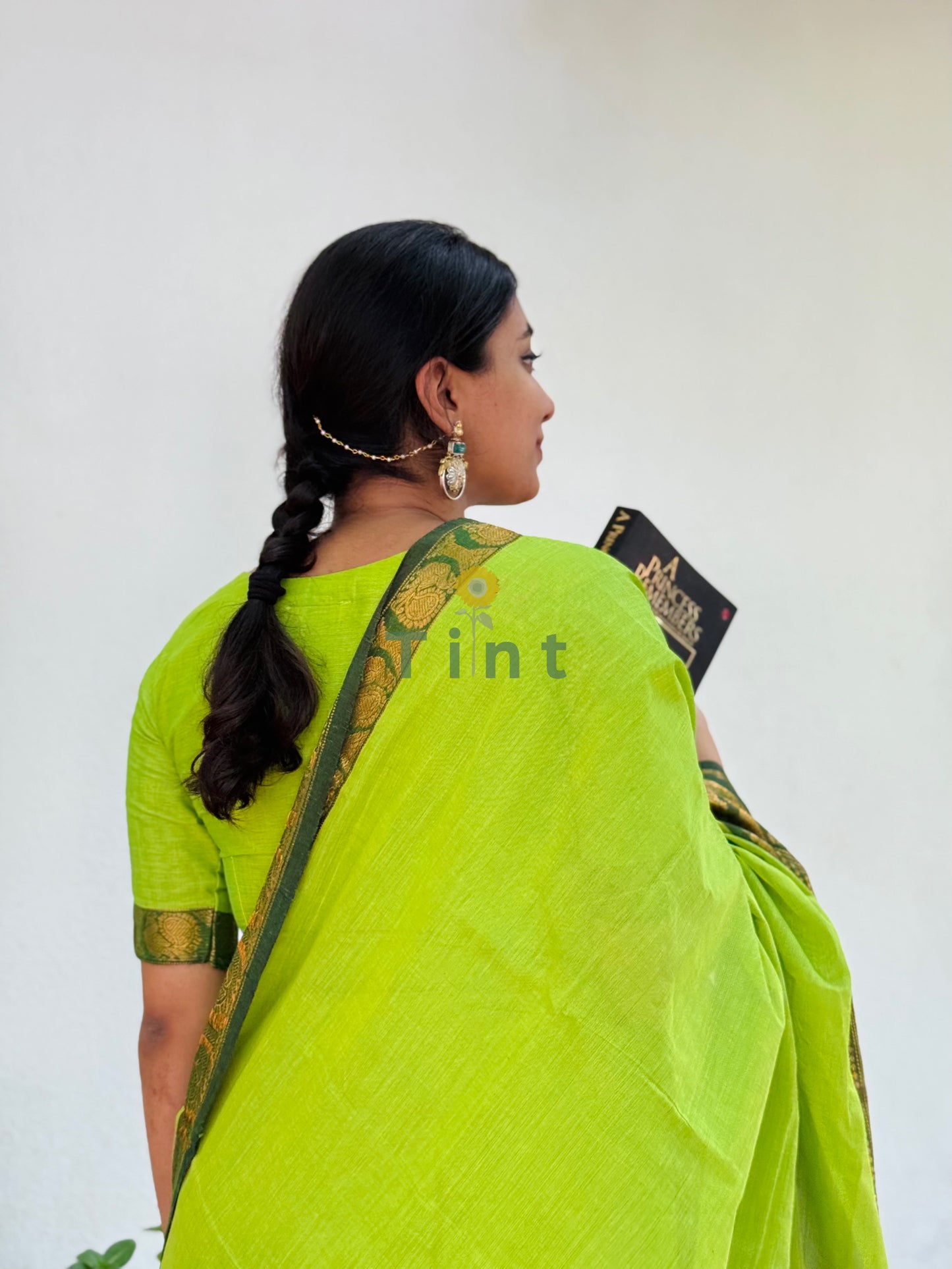 Kili – Green Kanchi Cotton Kurta dupatta