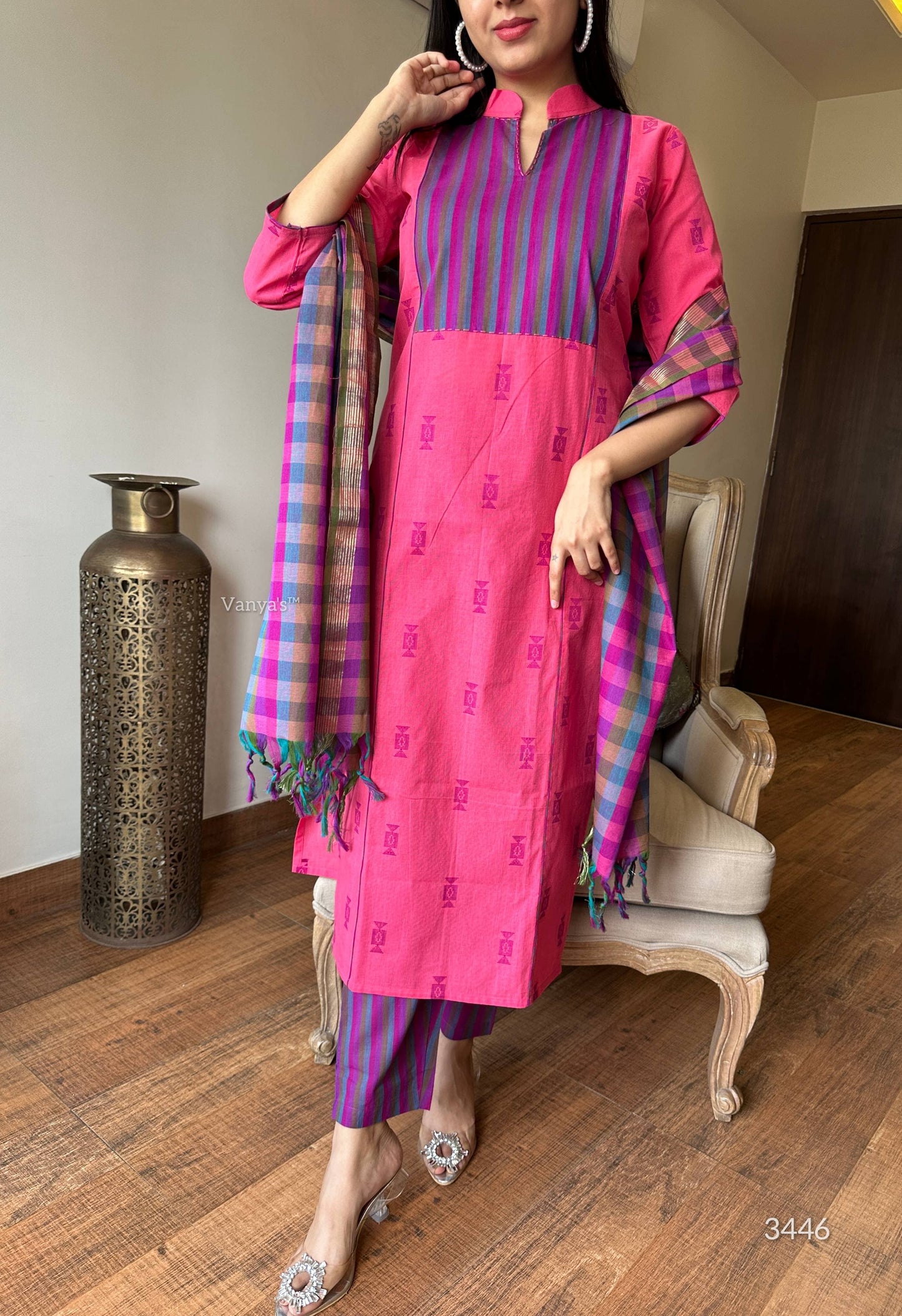 Bougainvillea suit set