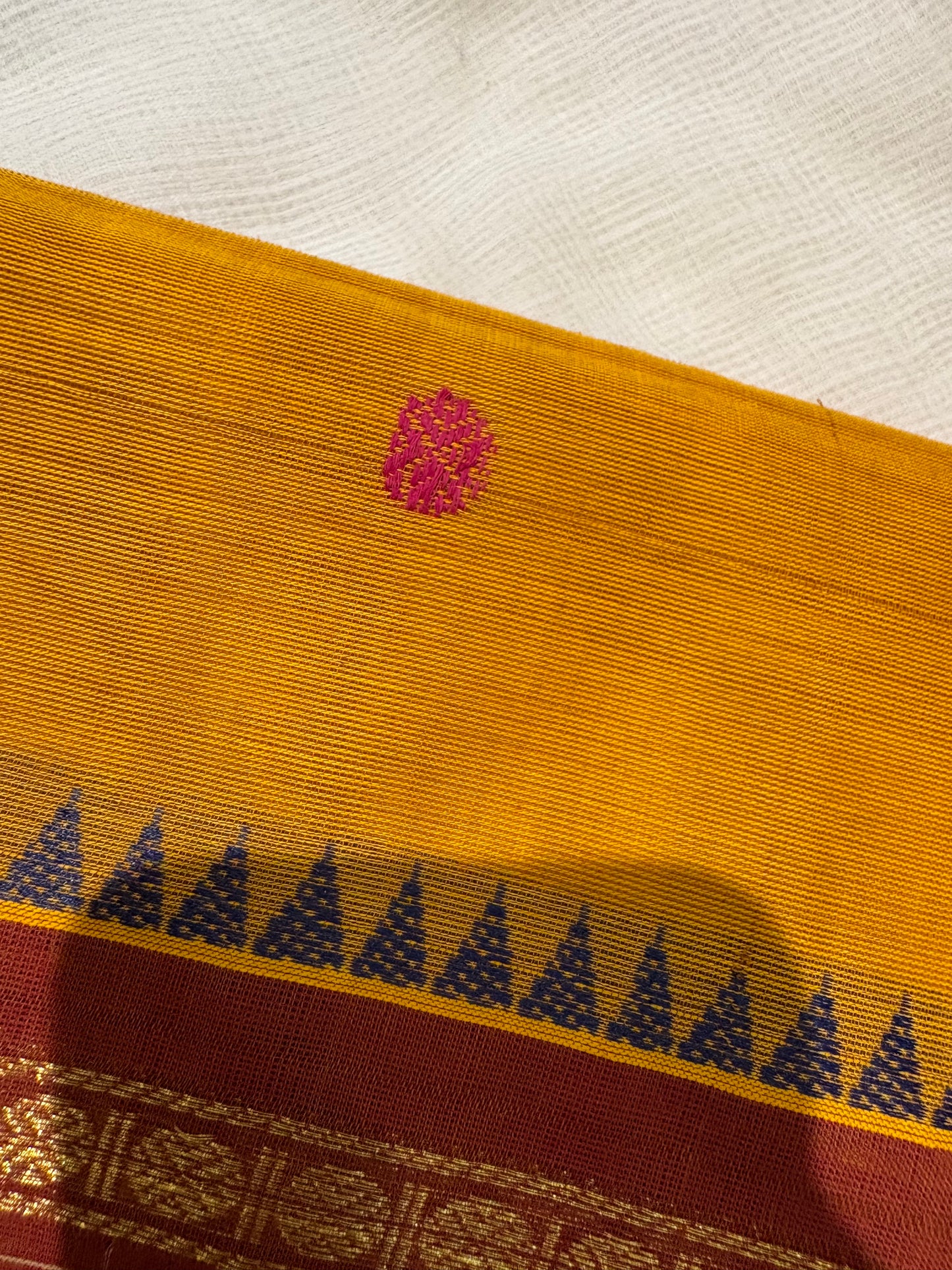 Sunset Rust Saree