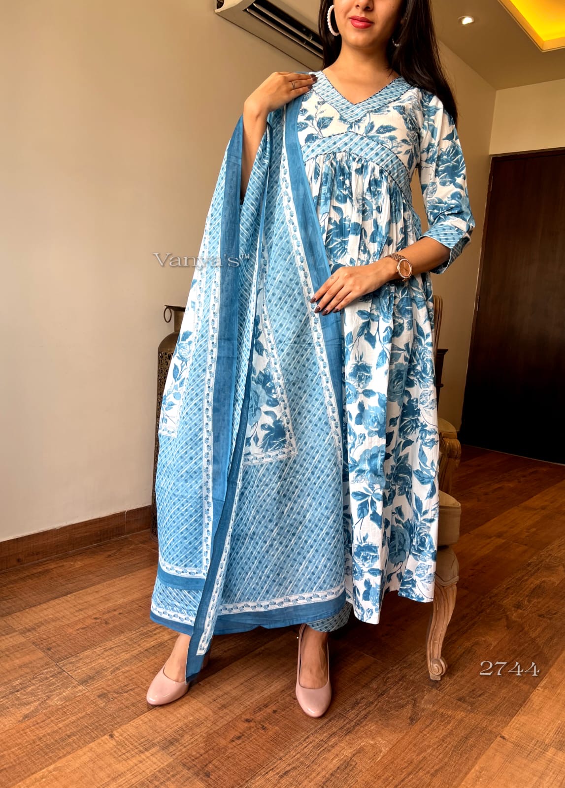 Sky blue Suit Set