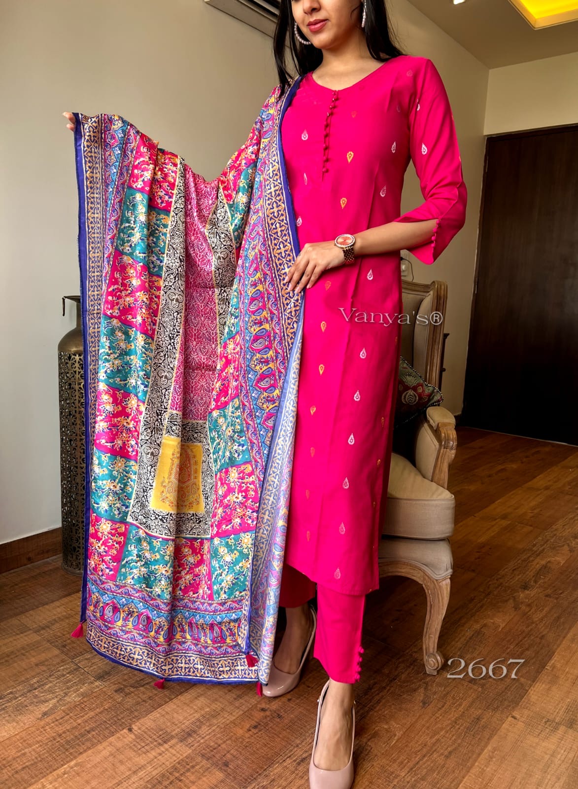 Royal pink Suit Set