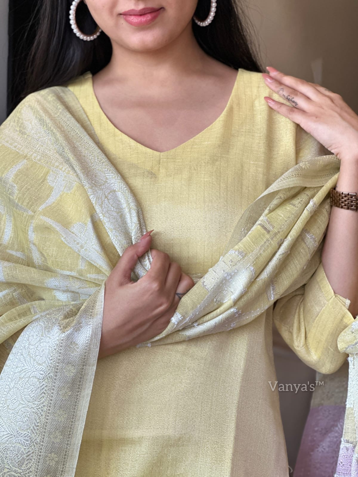 Pastel lemon suit set