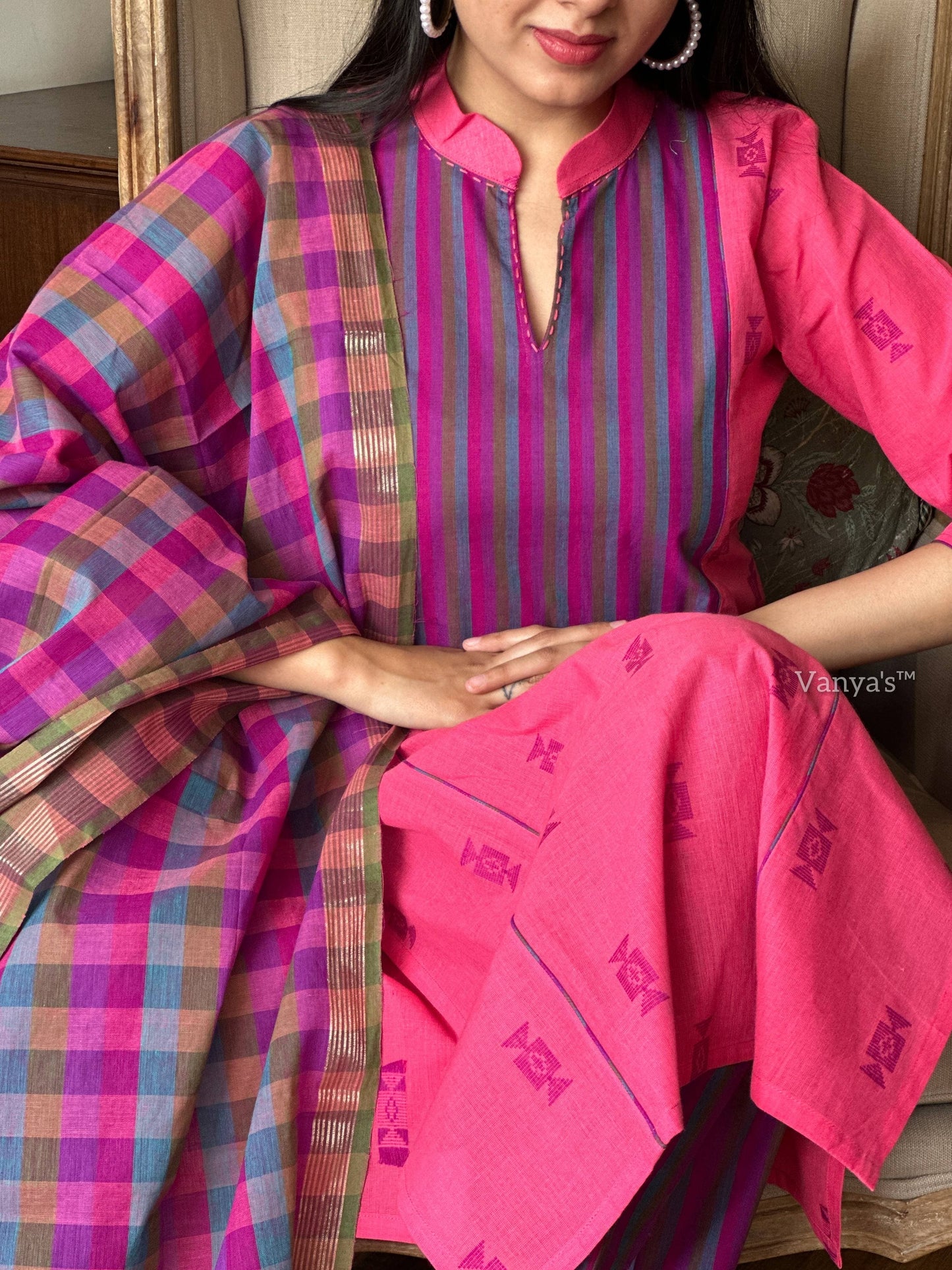Bougainvillea suit set