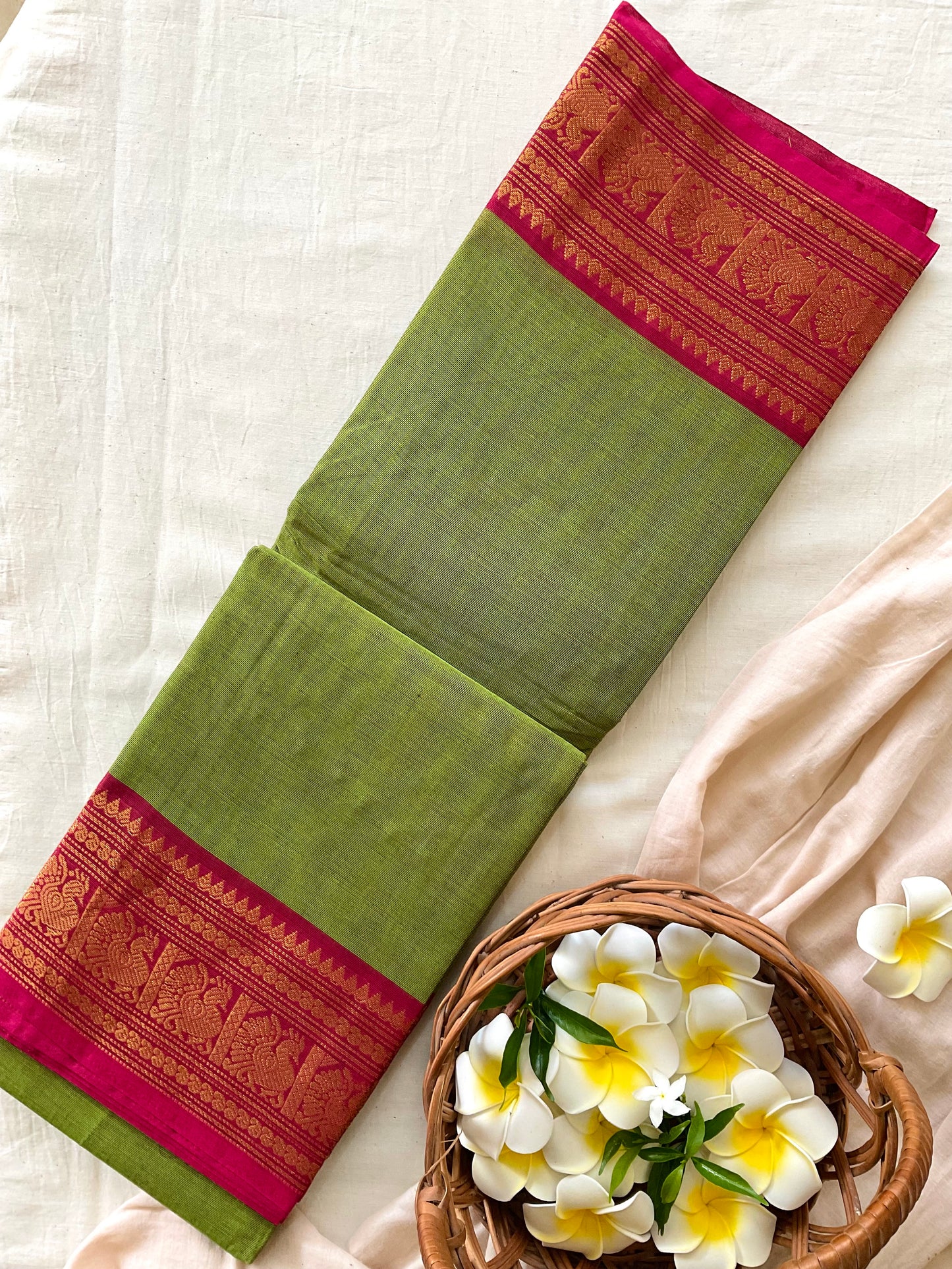 Vintage cotton saree