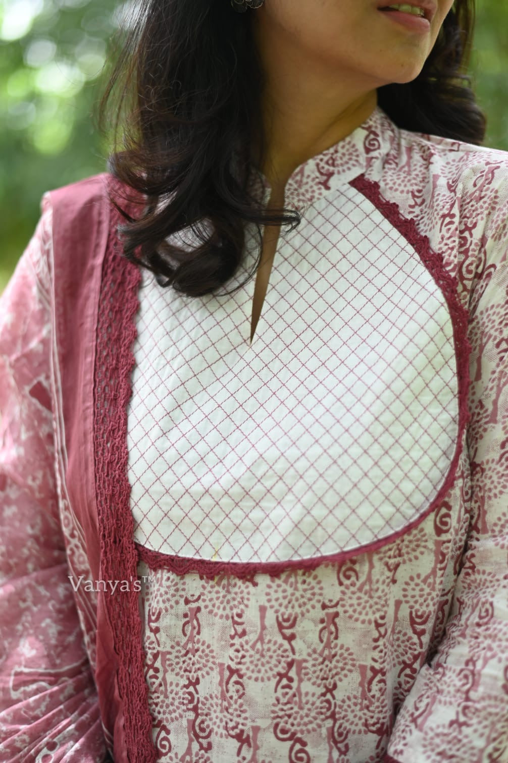 Maroon suit set