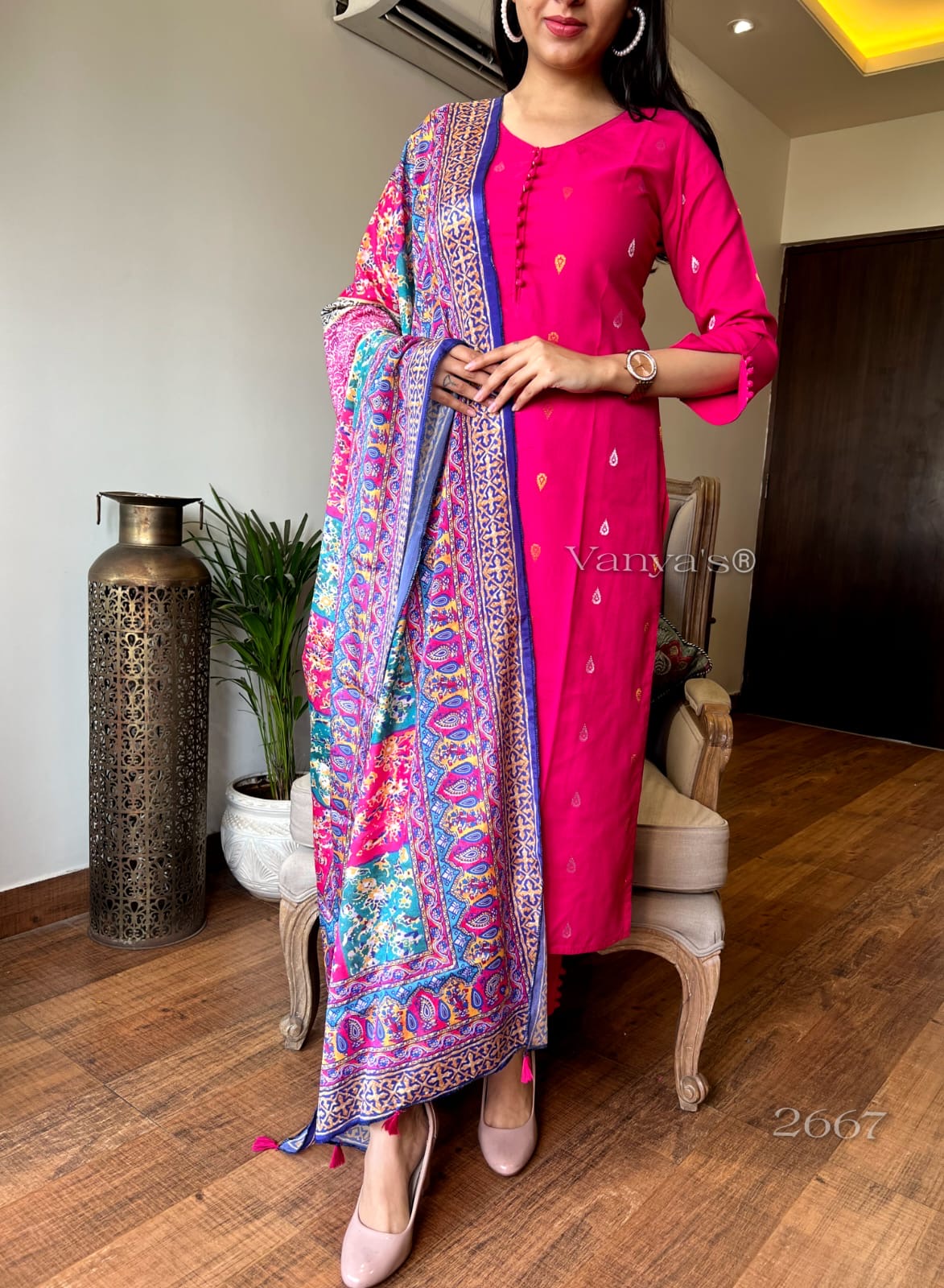 Royal pink Suit Set