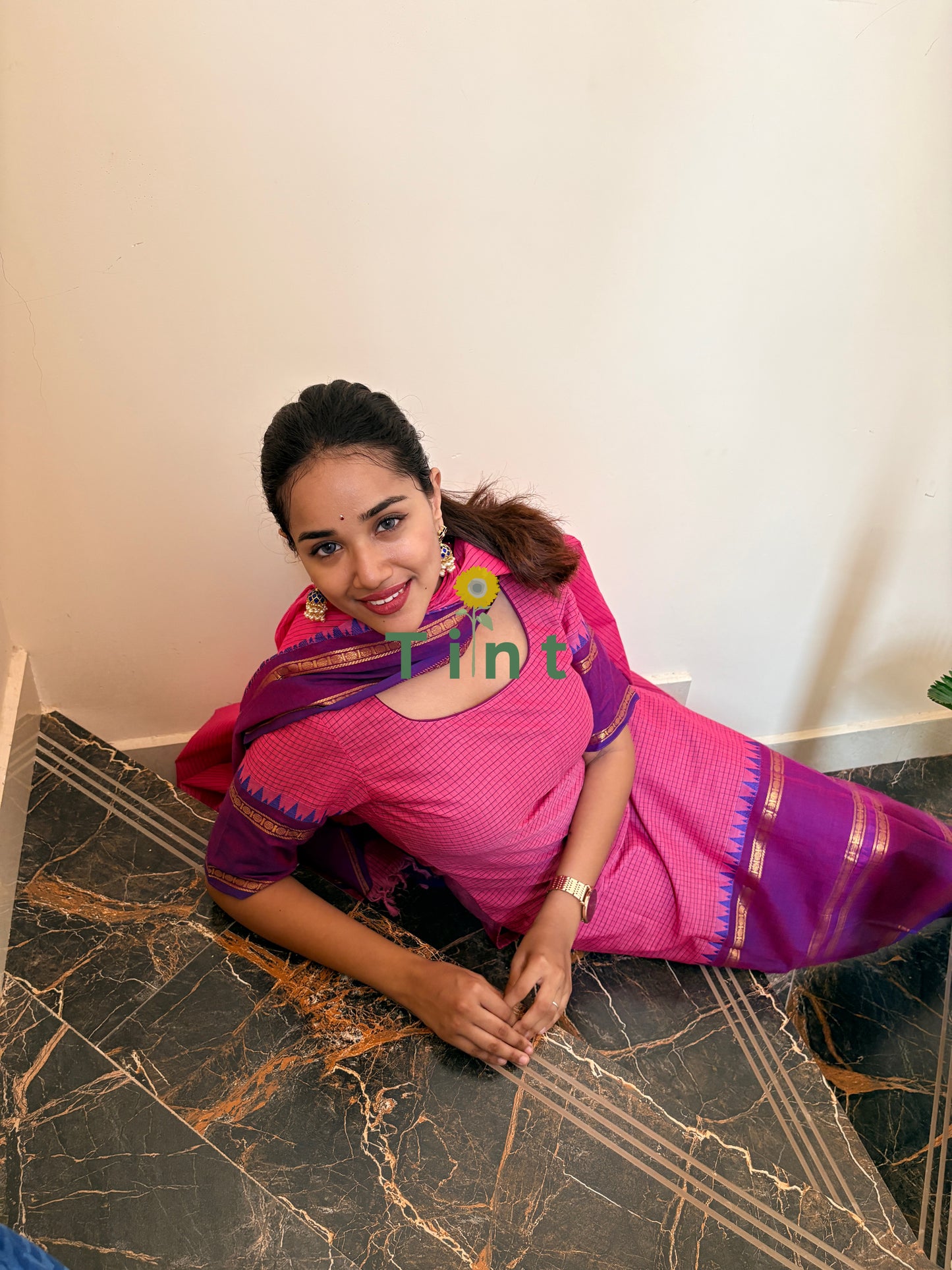 Rose falooda Kurta dupatta