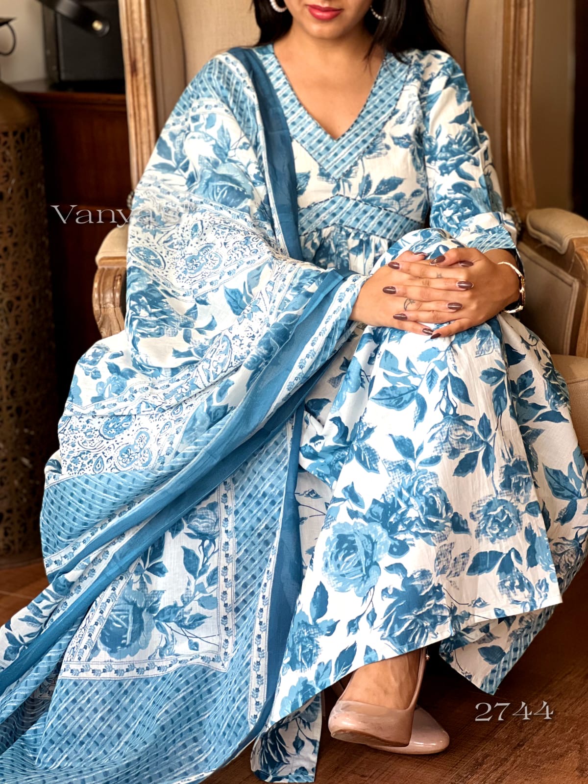 Sky blue Suit Set