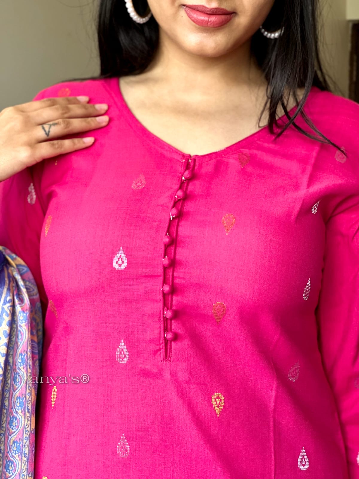 Royal pink Suit Set