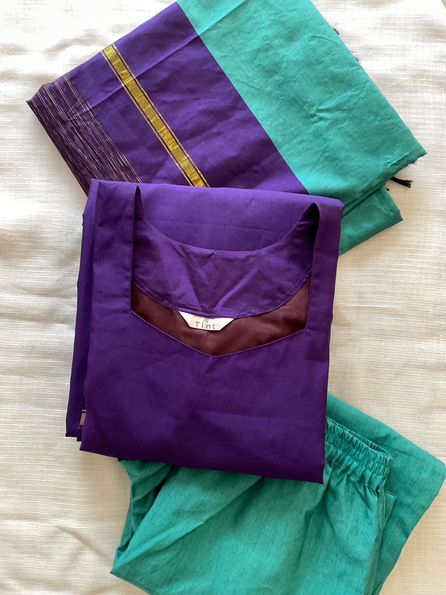 Purple - Ikat Charm Set