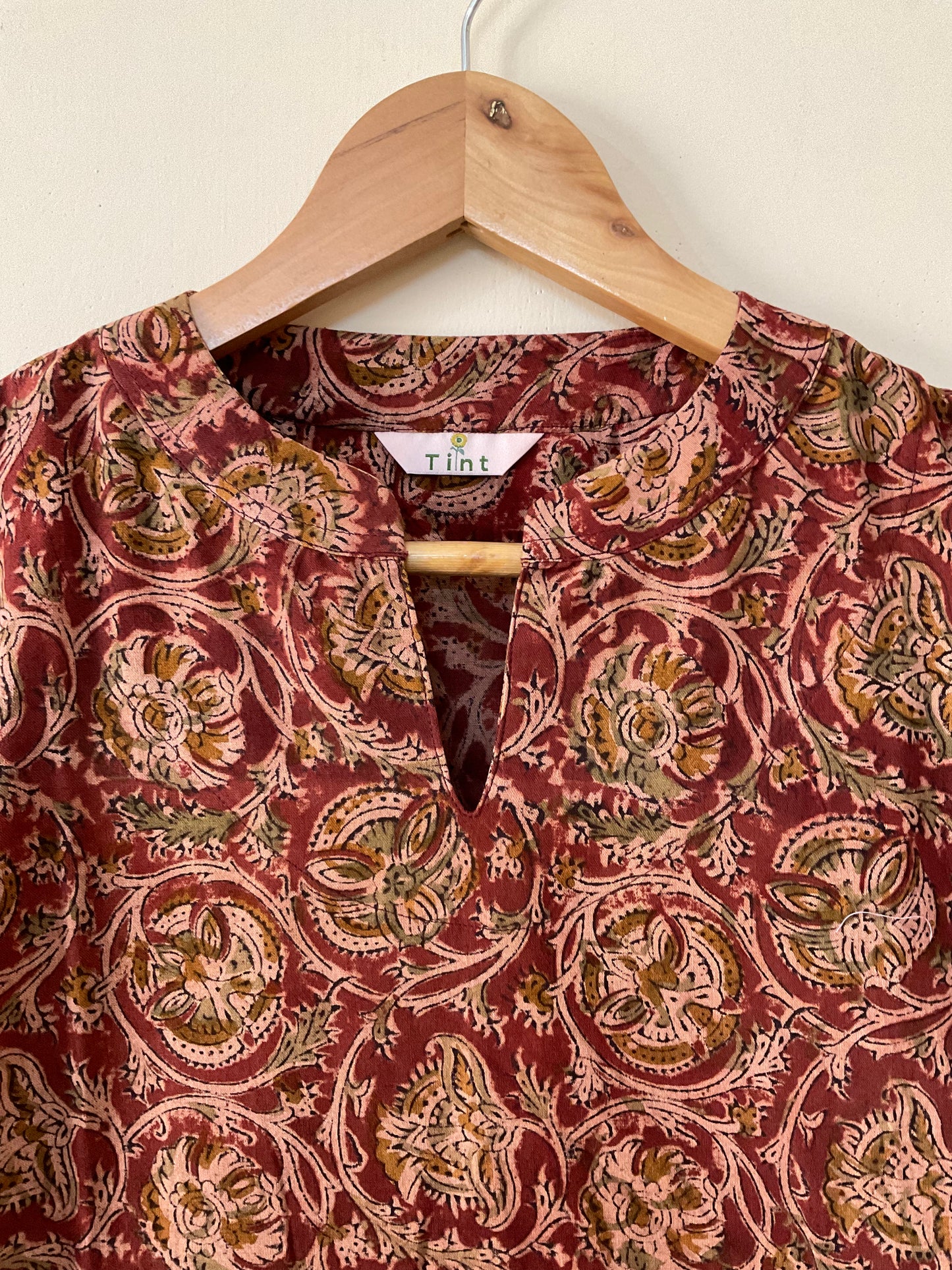 Autumn Vine – Handcrafted Kalamkari Kurta