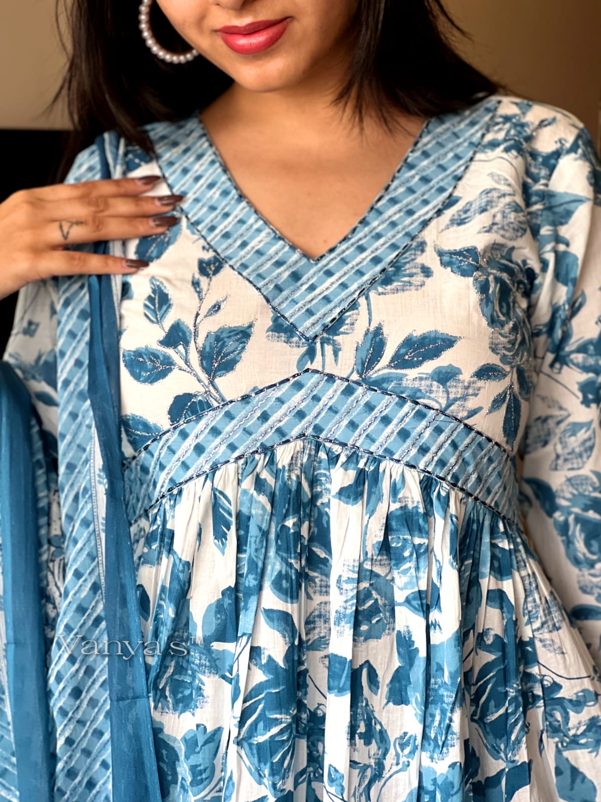 Sky blue Suit Set