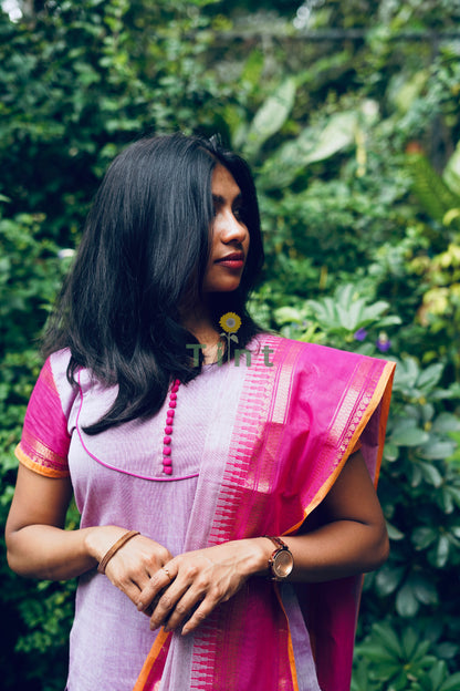 Violet Skies kurta dupatta