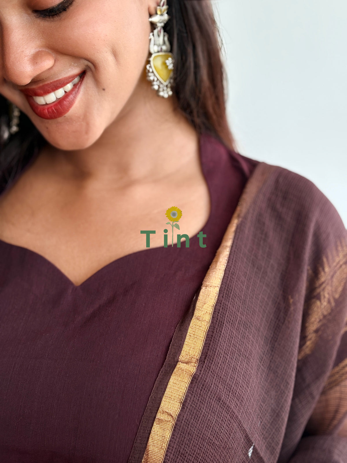 Kaape Kurta with Kota dupatta