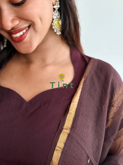 Kaape Kurta with Kota dupatta