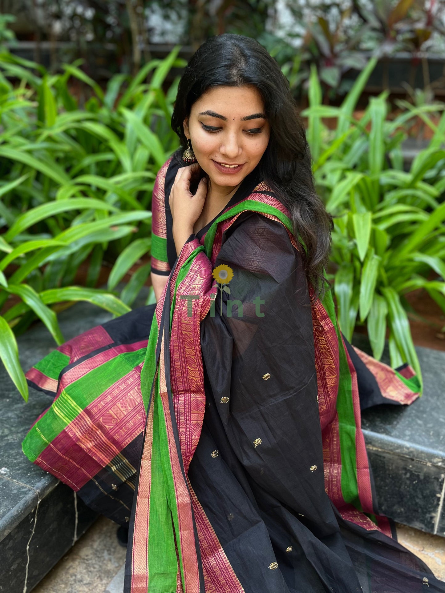Black Kanchi Cotton Kurta Set