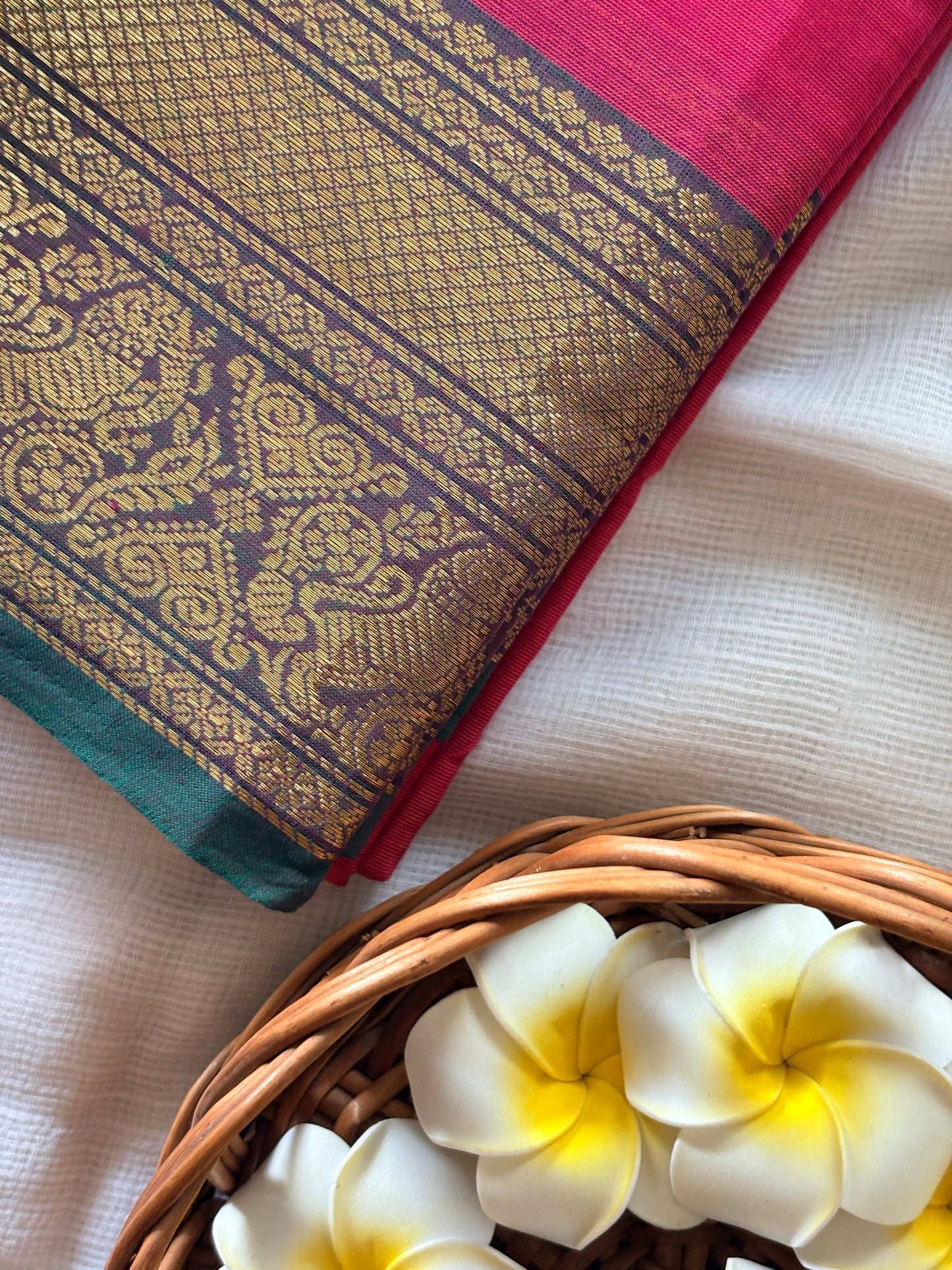 Chettinad Pink saree