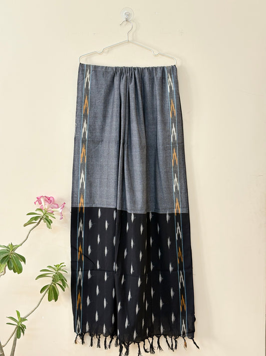 Chalk & Charcoal Ikat Dupatta