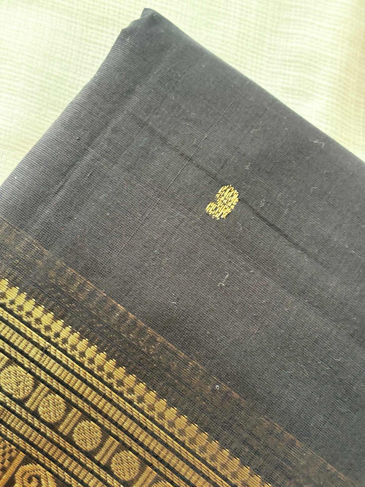 Antique Black saree