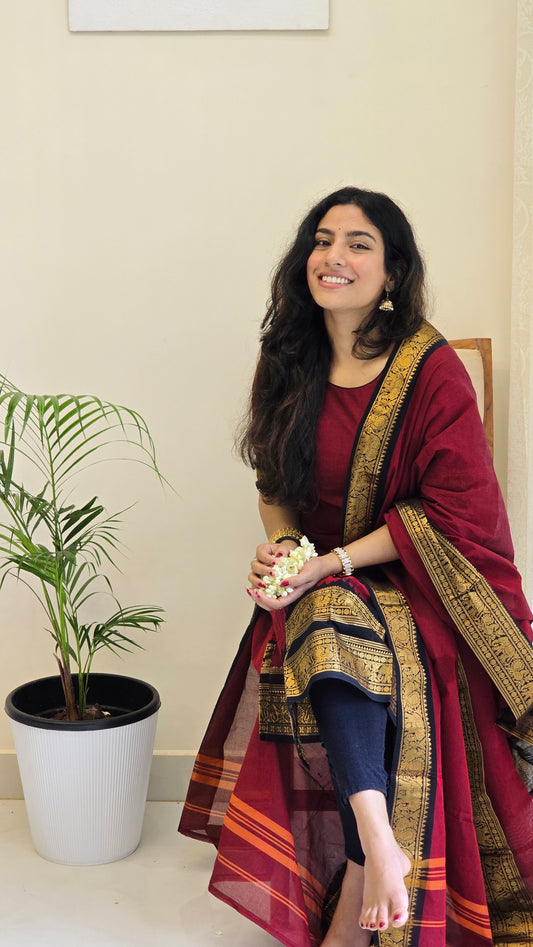 Love Cotton Kurta dupatta