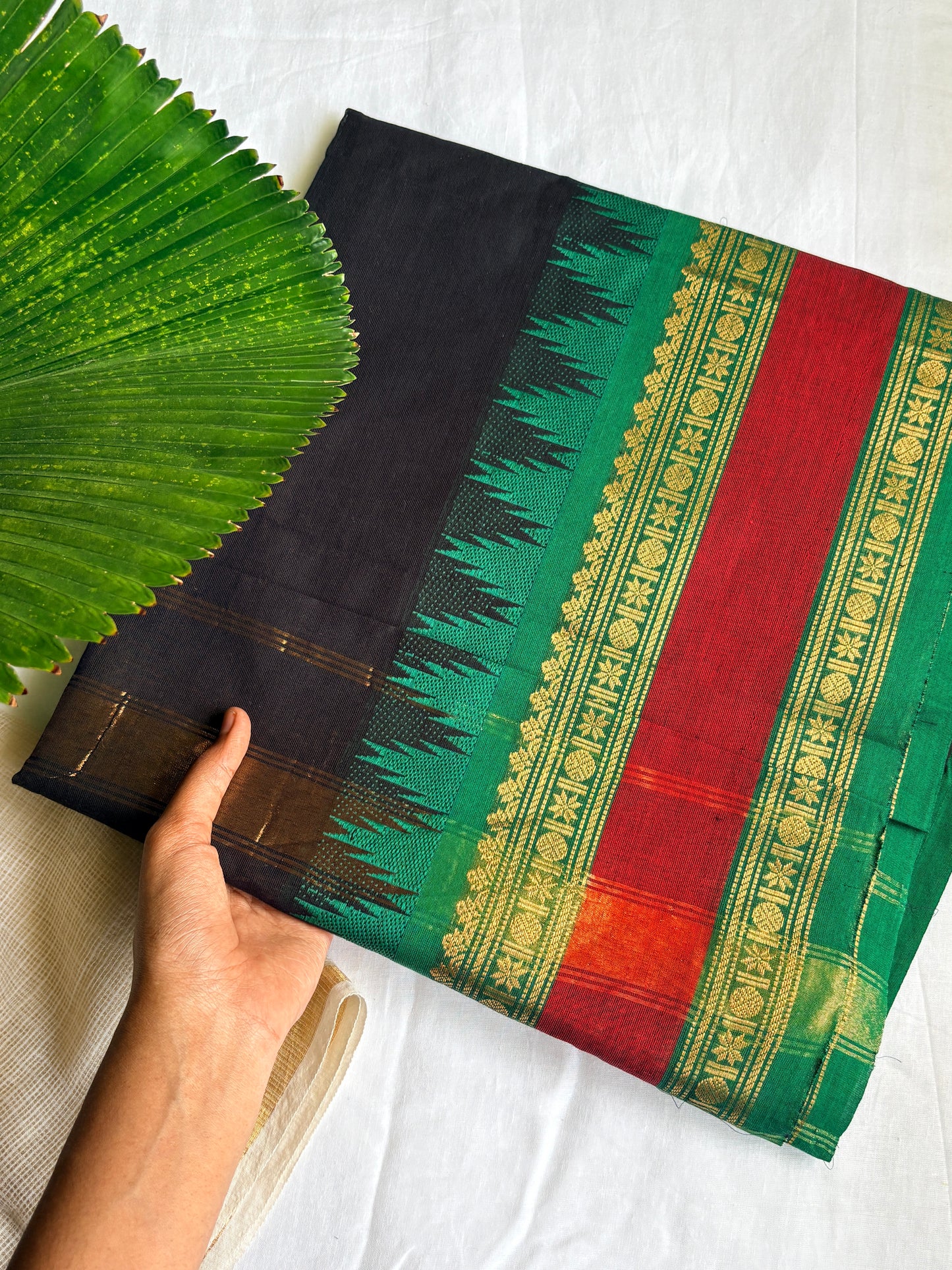 Black Kanchi dupatta