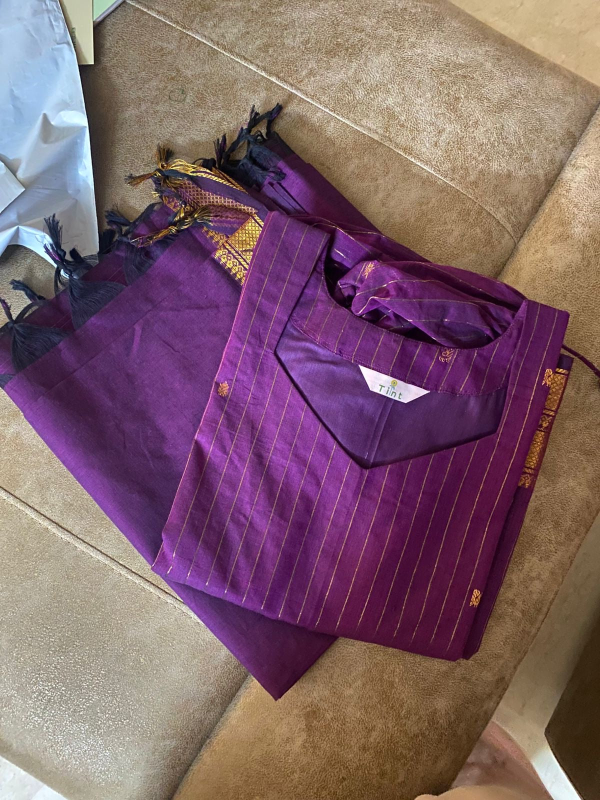 Vadamalli Kanchi Cotton (Only kurta)