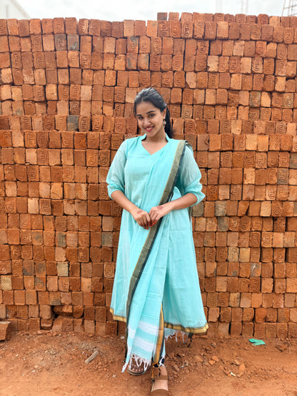 Size XS- Cotton Kurta dupatta