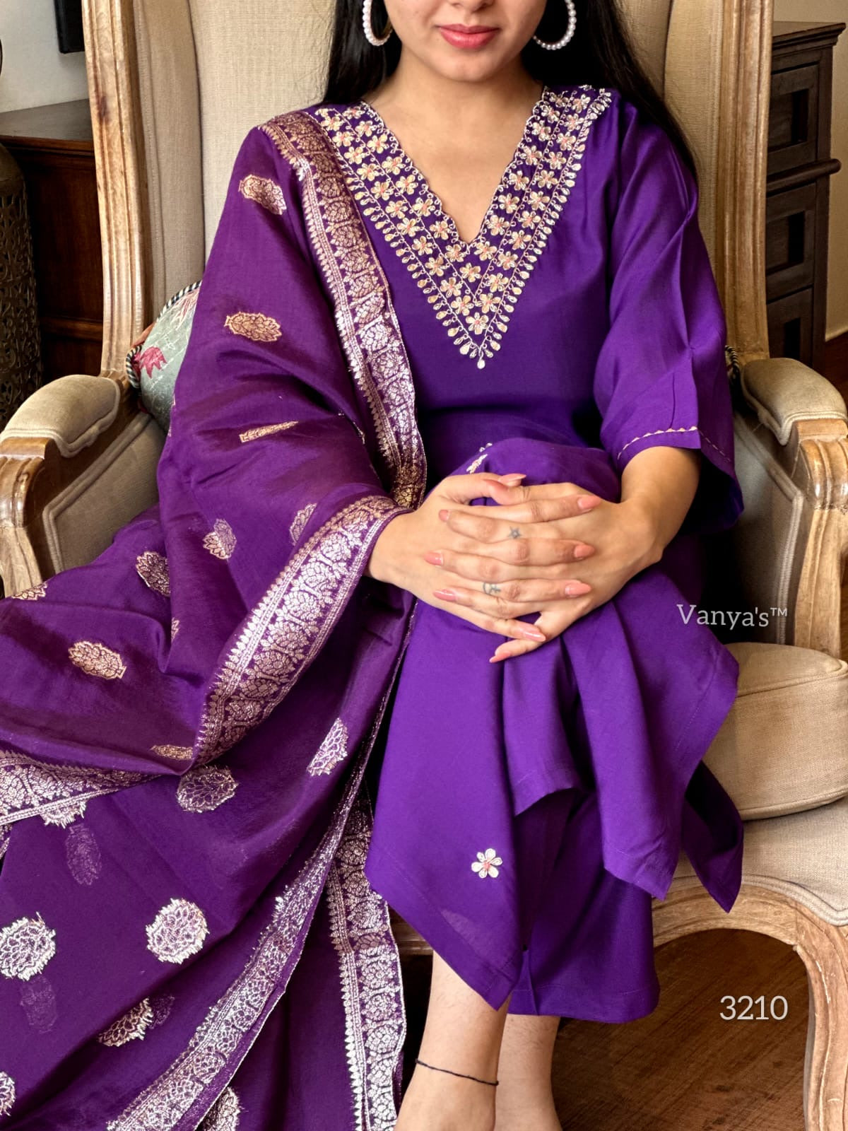 Royal purple suit set