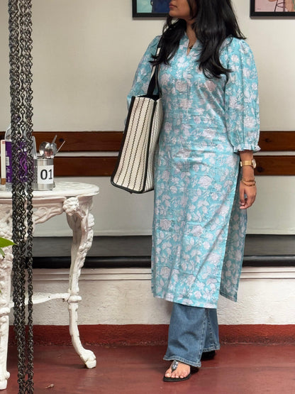 Aqua Royale Long kurti