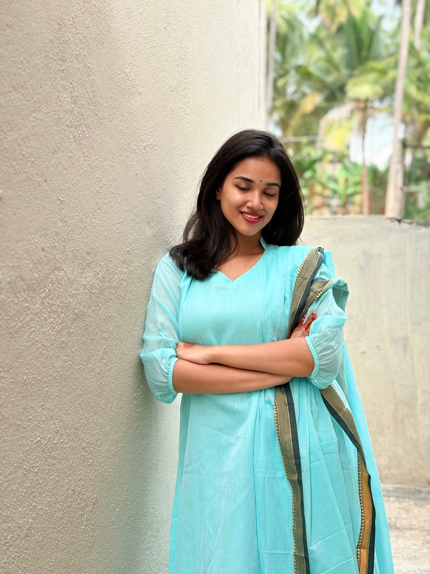 Size XS- Cotton Kurta dupatta