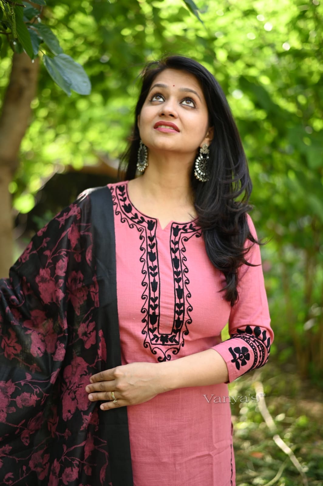 Pink south cotton Suit Set