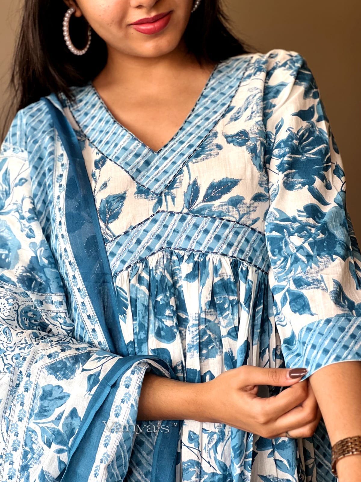 Sky blue Suit Set