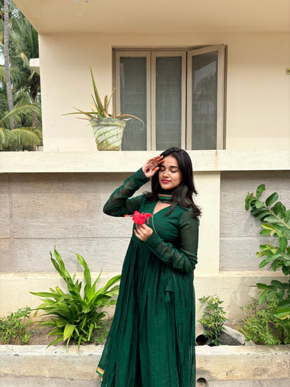 Jade Green cotton dress (Prebooking 20 days)