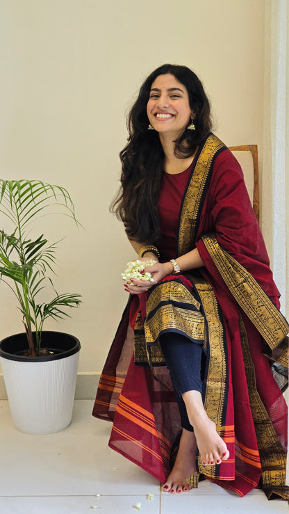 Love Cotton Kurta dupatta